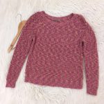 Rubbish Sweaters | Nwot Pink Marled Knit Sweater | Poshma