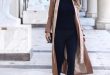 How to Wear Maxi Coat: 15 Awesome Outfit Ideas for Ladies - FMag.c