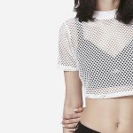 How to Style Mesh Crop Top: 15 Attractive Outfit Ideas for Women .