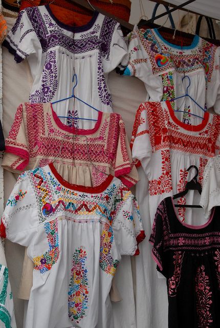 Embroidered Blouses Oaxaca in 2020 | Boho fashion, Mexican fashion .