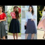 SIMPLE TOP WITH KNEE LENGTH SKIRT DESIGNS || OUTFIT IDEAS FOR .