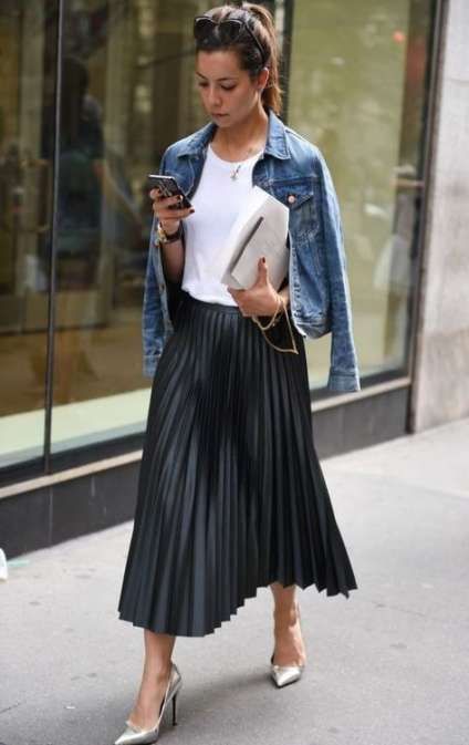 Best skirt black pleated outfit ideas #skirt (With images .