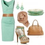 Mint dress outfit idea | Fashion, Style, Fashionis