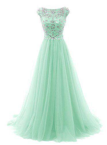 Pin by Sabin Lama on Quinceanera dresses | Mint green prom dress .