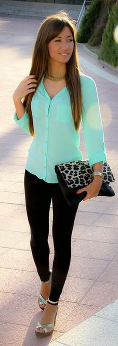 160 Best Mint Green Coordinates images | Style, Fashion, Cloth