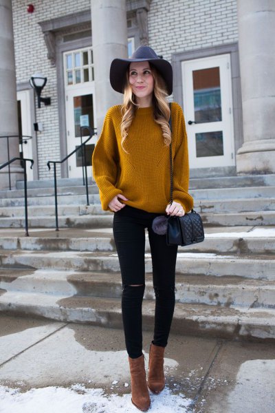 How to Wear Mustard Yellow Sweater: Top 15 Cheerful Outfit Ideas .