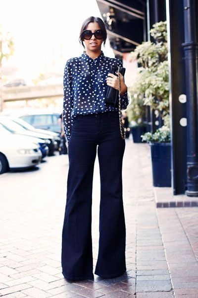 Navy Blue Blouse Outfit Ideas
  for Ladies