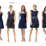 Mismatched Bridesmaid Dresses in Navy Blue | Blue bridesmaid .