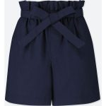 UNIQLO Women's Belted Shorts (99 BRL) ❤ liked on Polyvore .