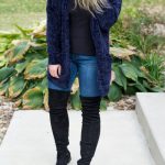 15 Amazing Navy Blue Cardigan Sweater Outfit Ideas for Women .