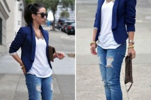 46 Trendy Ideas for Combining Blazer with Jeans | How to wear .
