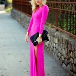 25 Ideas to Wear Maxi Dress Outfits | Neon pink dresses, Style .