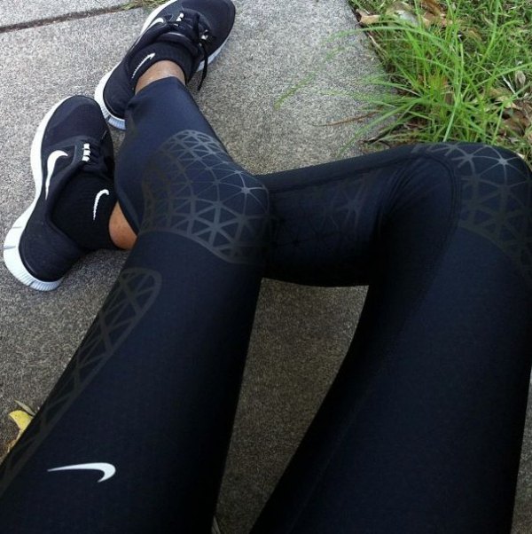 Nike Running Tights Sporty Outfit Ideas
  for Women