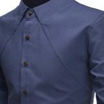 Parker Casual No Collar Shirt | Mens designer shirts, Stylish mens .