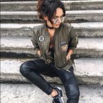 iris Jackets & Coats | Olive Green Bomber Jacket | Poshma
