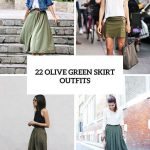 35 Trendy Olive Green Skirt Outfits Ideas to Try Tod