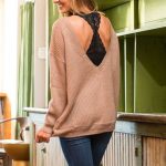 ls Trendy open back sweater is adorable. It's the perfect showcase .