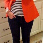 orange blazer outfit ideas | Fashion, Style, Work outf