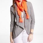 NEON OBLONG SCARF at Express in either the orange or pink .