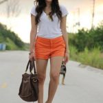 15 Best Orange Shorts Outfit Ideas for Ladies - FMag.c