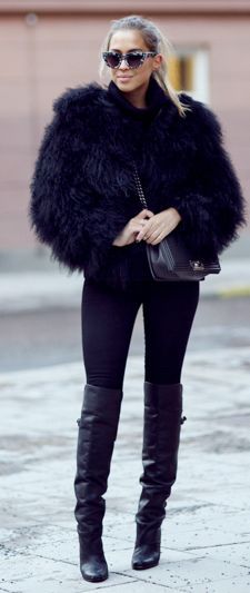 131 Best Fur Coat Outfit images | Fur coat outfit, Coat, Fur fashi