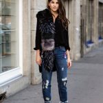 14 Best Outfit Ideas on How to Style Black Fluffy Fur Heels - FMag.c