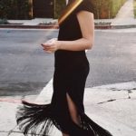 15 Top Outfit Ideas on How to Style Black Fringe Dress - FMag.c