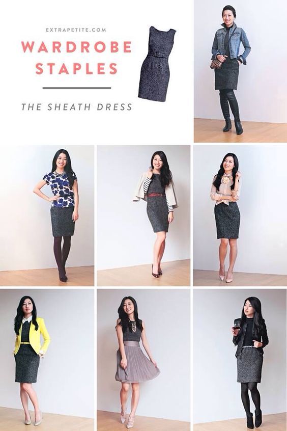 Wardrobe Staples: Styling a Sheath Dress | Fashion, Professional .