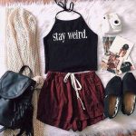 Halter Top Women Outfit Ide