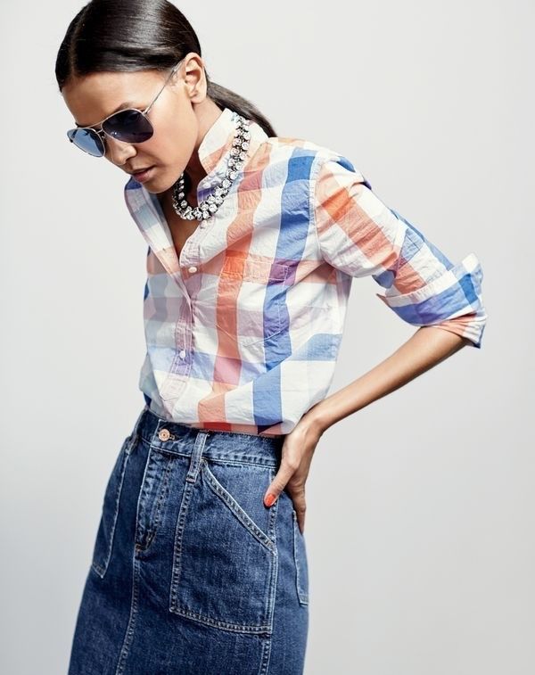 7 Outfit Ideas We Got From J.Crew's New Lookbook | Denim fashion .