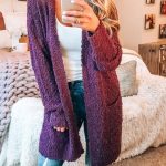 summer #outfits purple knit cardigan. | Stylish fall outfits .
