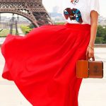 25 Maxi Skirt Outfits Ideas | Red skirt outfits, Maxi skirt .