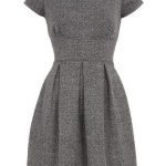 6 super stylish winter outfits with a gray wool dress | Fashion .