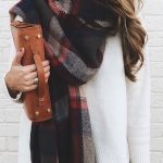 Plaid oversized scarf | Fashion, Autumn fashion, Sty