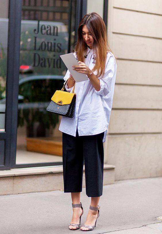 5 Pant Trends and How To Wear Them | White shirt outfits .