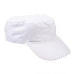 White Painters Cap for Fabric Crafts: Cotton Hat, Adult Si