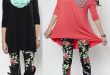 How to Wear Leggings in the Spring | Patterned leggings outfits .