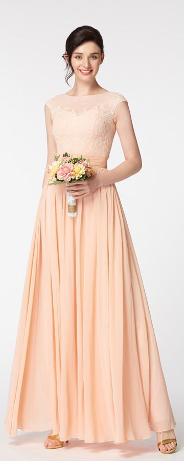 Modest blush color bridesmaid dresses long modest bridesmaid dress .