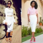 44 Ideas For A Beautiful White Pencil Skirt Outfit | Pencil skirt .