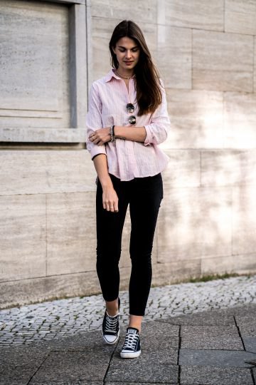 How to Wear Pink Shirt: 15 Ladylike Outfit Ideas for Women - FMag.c