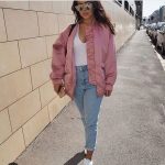 Pink bomber jacket outfit image by Nicki on Outfits ideas | Pink .