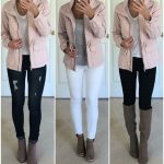Six Pink Jacket Outfit Ideas in 2020 | Leather jacket outfits .