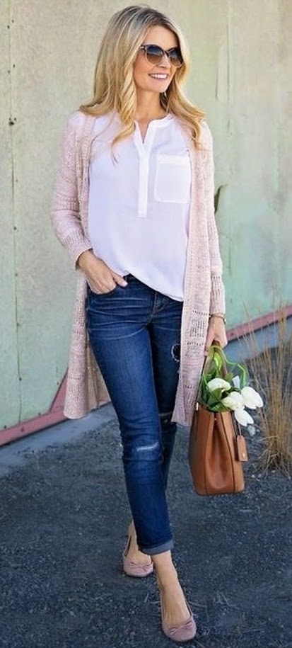 Outfit inspiration with cardigans ~ 30 something Urban Gi