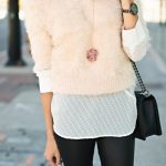 How to Style Pink Fuzzy Sweater: 15 Cozy Outfit Ideas for Ladies .