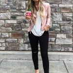 70+ Best Loafer Shoes Ideas for Women | Pink leather jacket outfit .