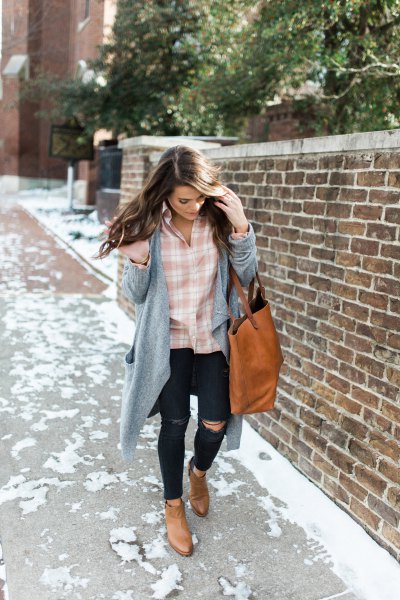 How to Wear Pink Plaid Shirt: Best 15 Outfit Idea for Women - FMag.c