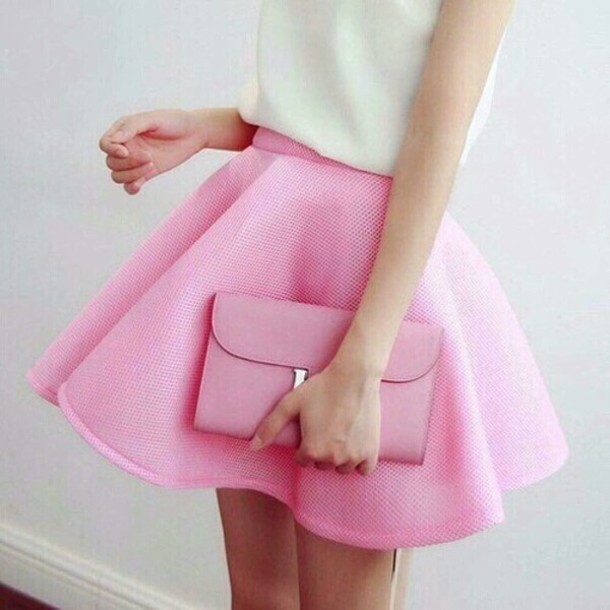 Pink Skater Dress Outfit Ideas