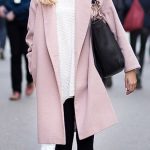 pink coat finnish blogger www.elle.fi/blogit/blond-rivets street .