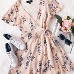 Fowler Blush Pink Floral Print Wrap Dress | Stylish outfits .