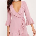 How to Style Pink Wrap Dress: Top 15 Outfit Ideas for Women - FMag.c